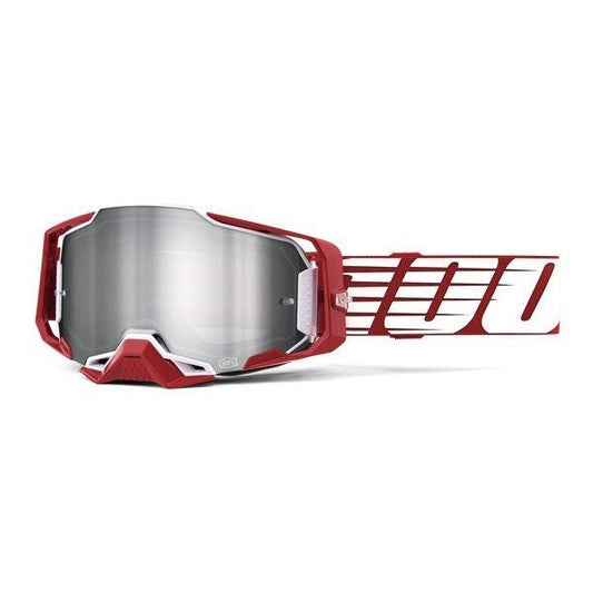 MXゴーグル アルメガ Oversized Deep Red オーバーサイズ ディープ レッド フラッシュシルバー