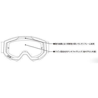 MXゴーグル STRATA2 ストラータ2 ブラック キッズ