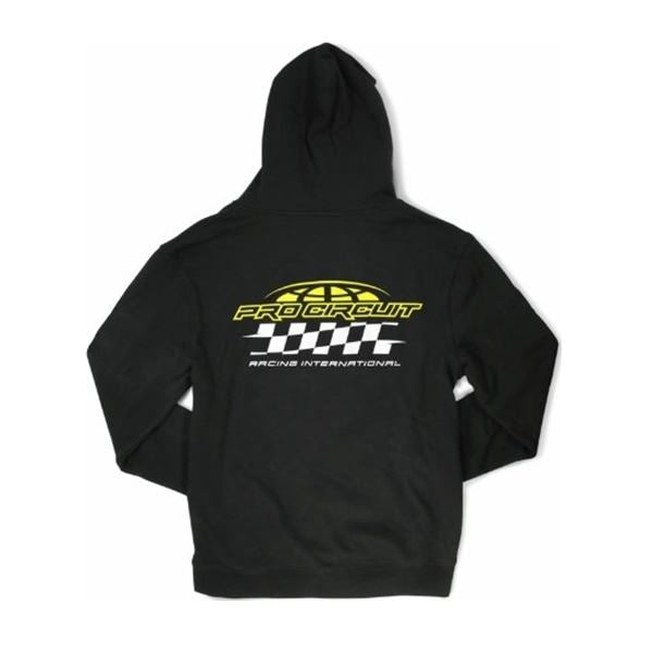 Racer Zip Hoodie Black
