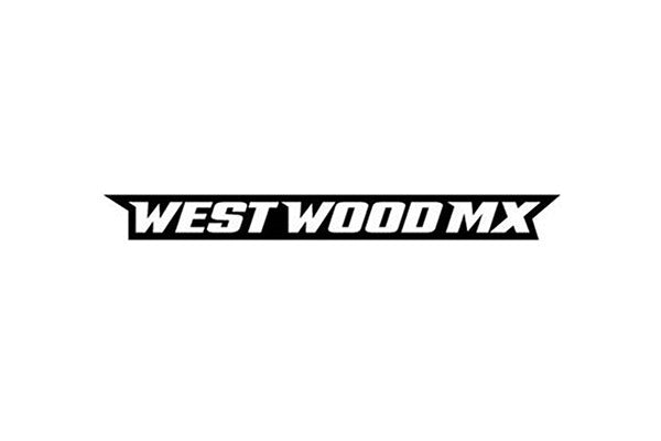 WESTWOODMX ロゴステッカー ブラック 110×11mm