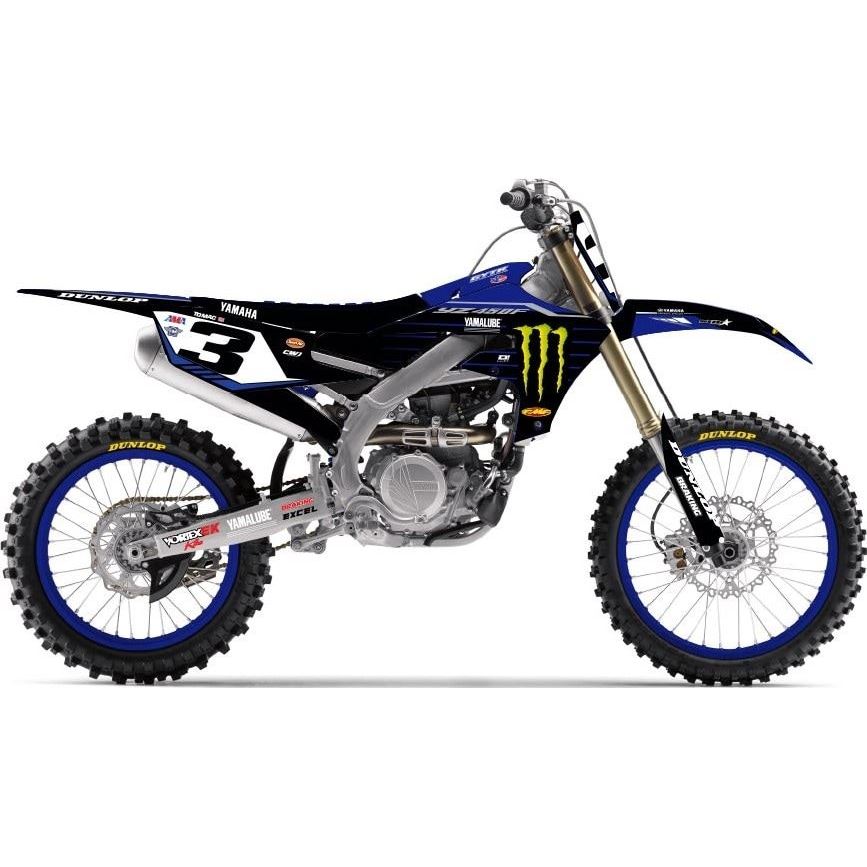 デカール '23デザイン STAR YAMAHA コンプリートキット ホワイト YZ250F/450F