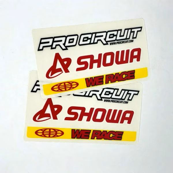 デカール フォークプロテクター SHOWA 26 約23cm×12cm×4mm 左右2枚セット
