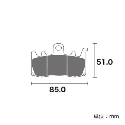 ブレーキパッド セラミックシンタード