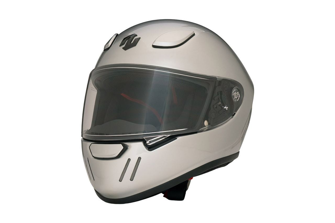 Blade Runner Full-Face Helmet, Solid Silver – バイクマン
