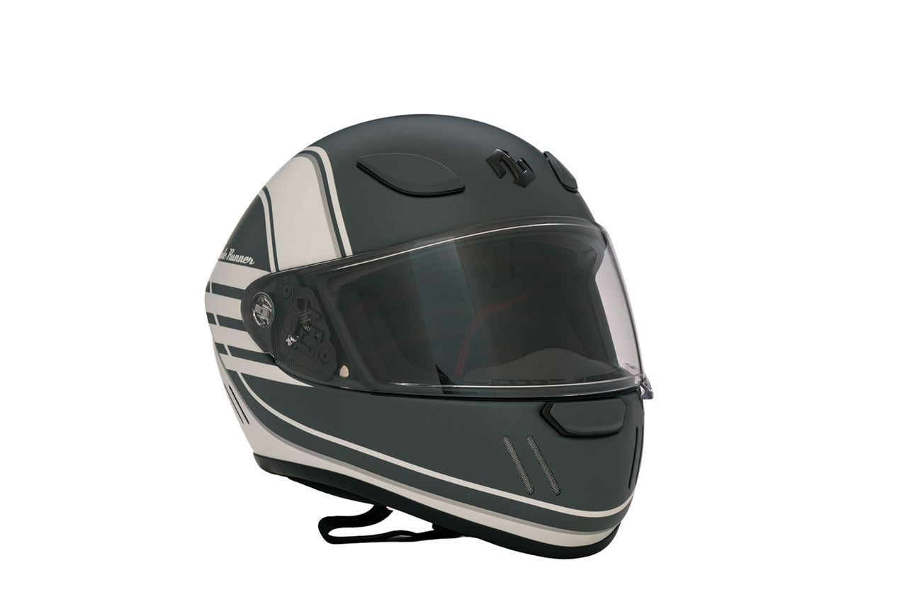 ブレードランナー フルフェイスヘルメット グラフィック ユーロ マットグレー