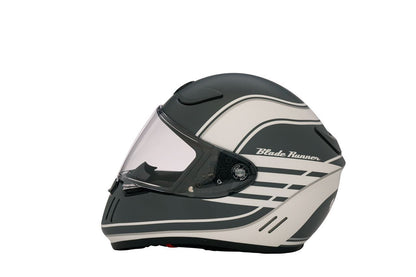 ブレードランナー フルフェイスヘルメット グラフィック ユーロ マットグレー