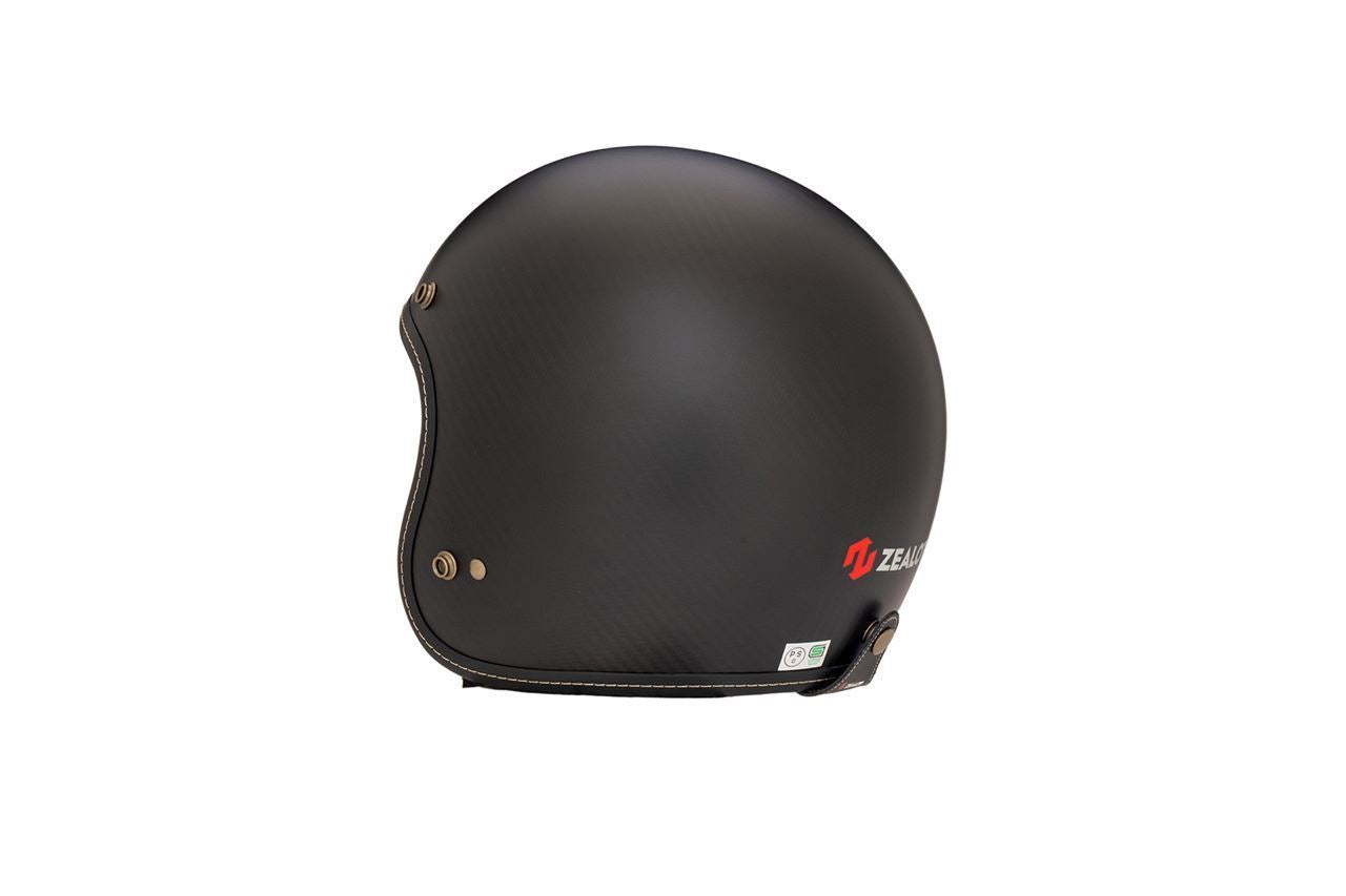 Flyboy Jet 2 Carbon Hybrid Jet Helmet Standard Matte/Black