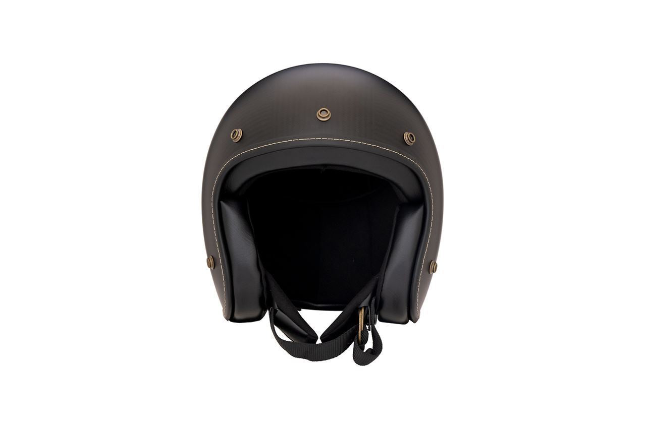 Flyboy Jet 2 Carbon Hybrid Jet Helmet Standard Matte/Black