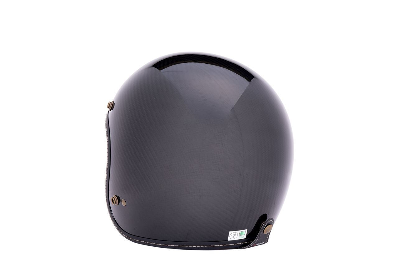 Flyboy Jet 2 Carbon Hybrid Jet Helmet Standard/Brown