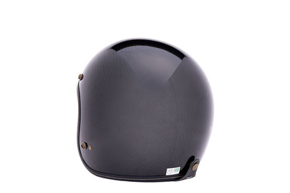 Flyboy Jet 2 Carbon Hybrid Jet Helmet Standard/Brown