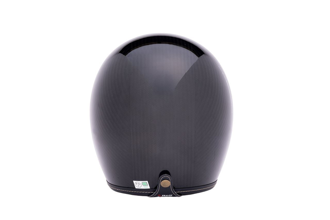 Flyboy Jet 2 Carbon Hybrid Jet Helmet Standard/Brown