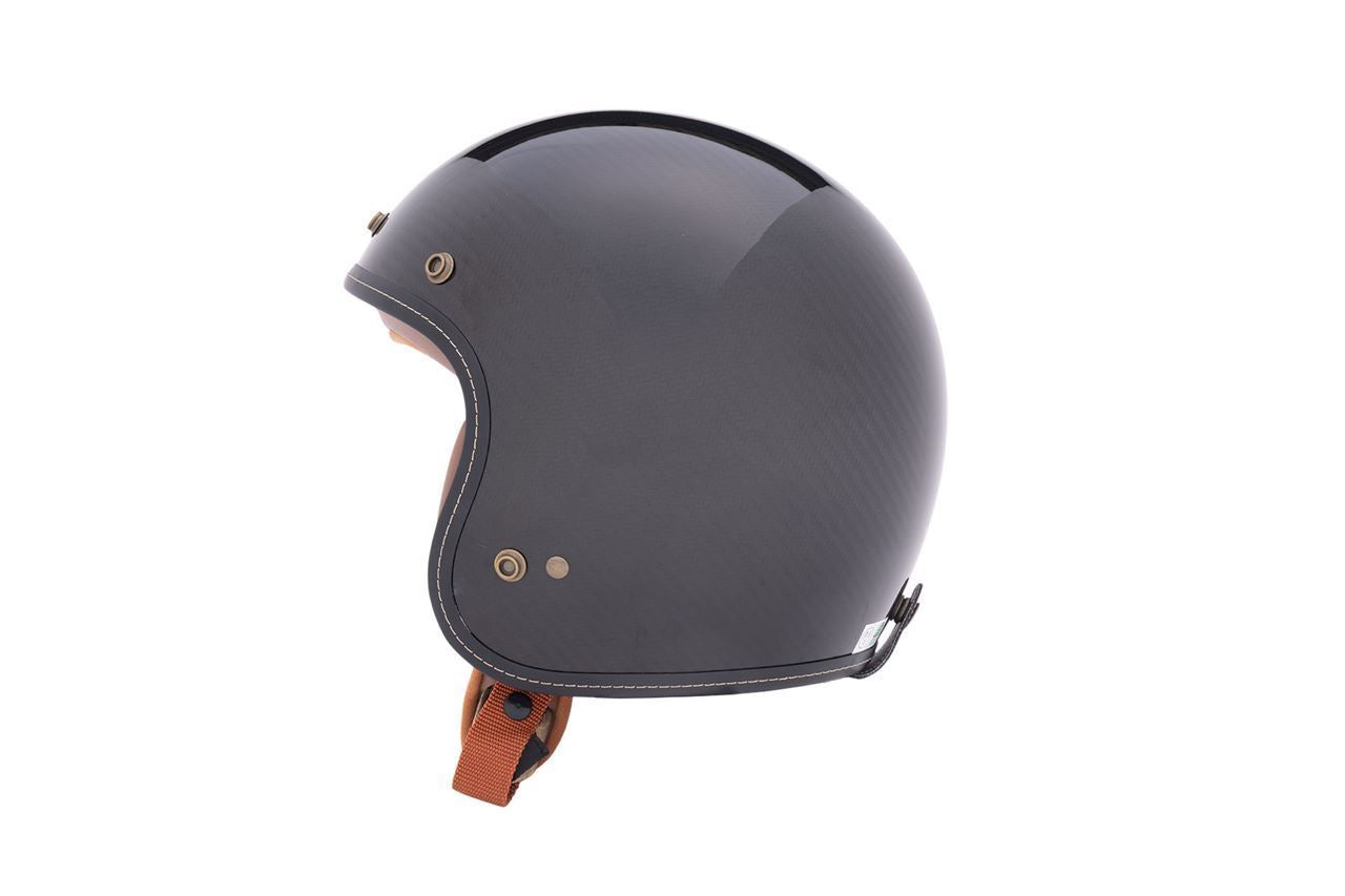 Flyboy Jet 2 Carbon Hybrid Jet Helmet Standard/Brown