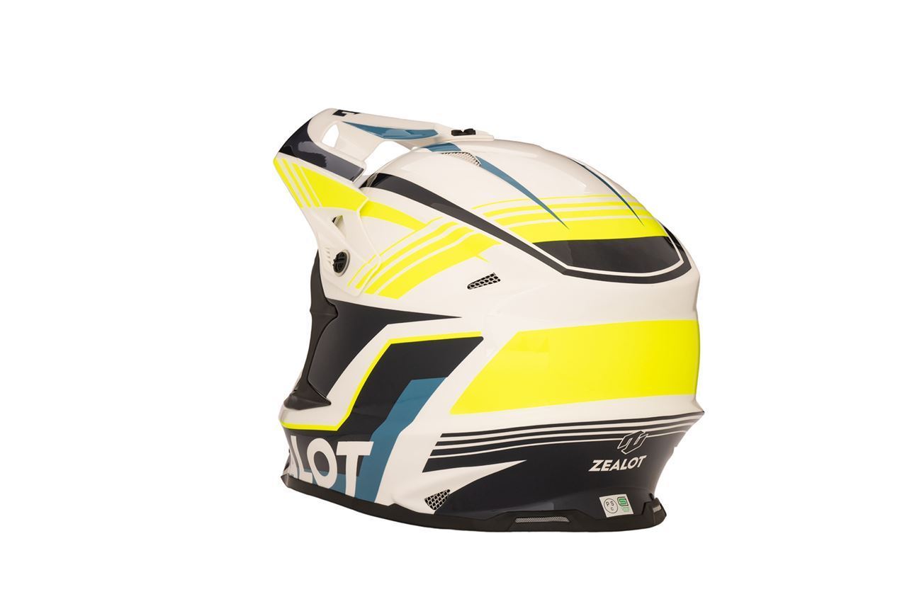 MadJumper 2 Off-Road Helmet Graphic Blue/Yellow