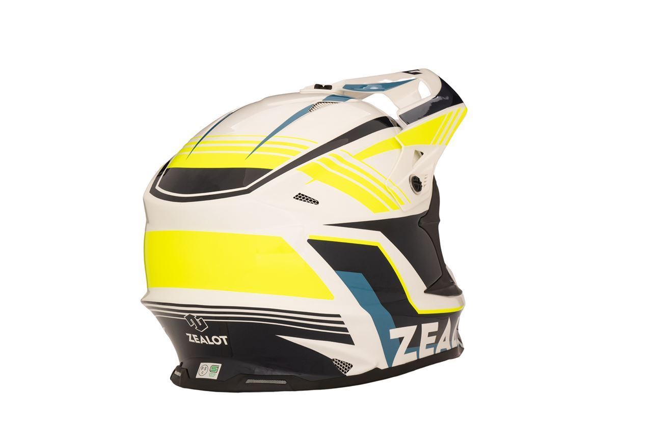 MadJumper 2 Off-Road Helmet Graphic Blue/Yellow