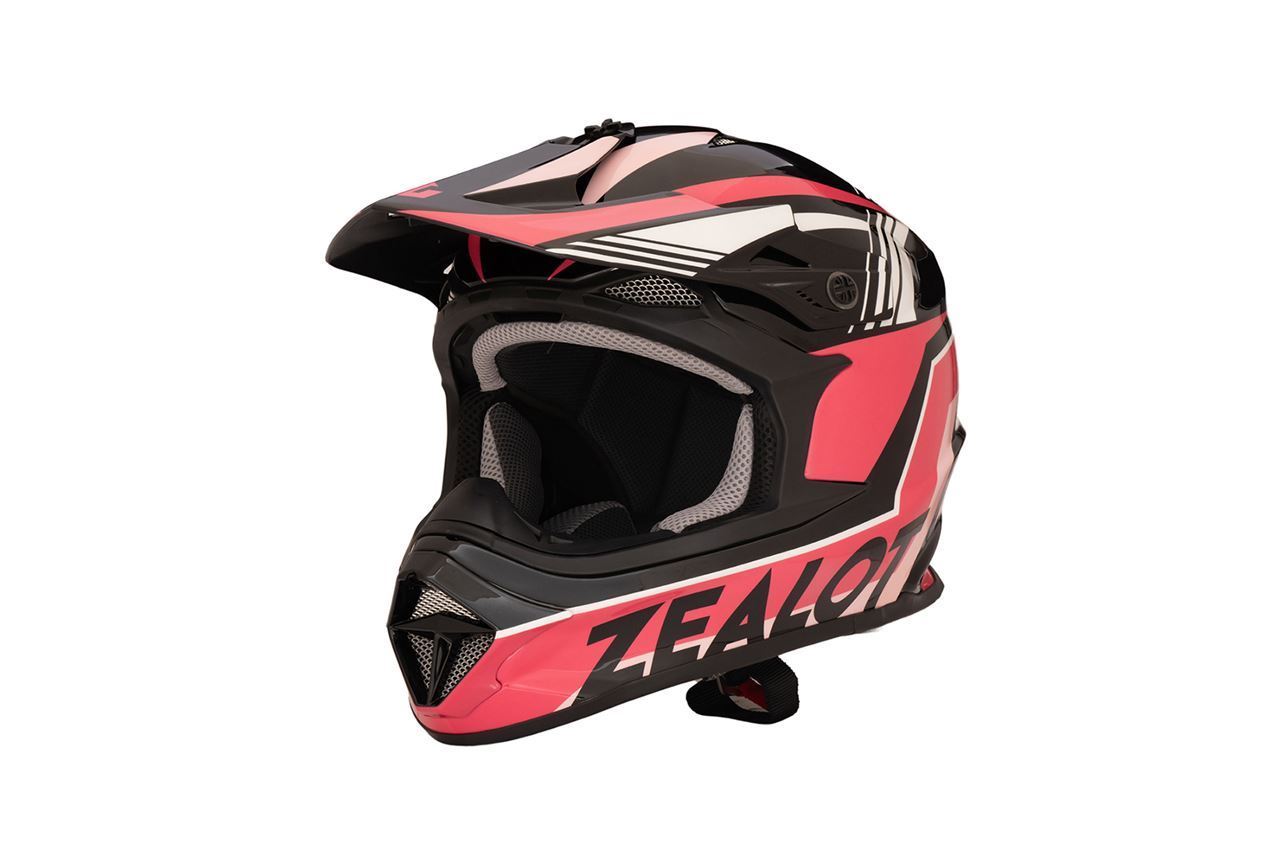 マッドジャンパー2 オフロード用ヘルメット グラフィック ピンク