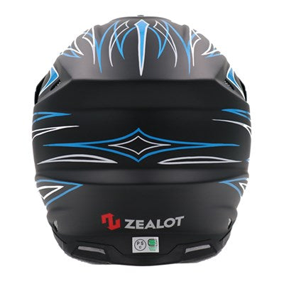 Mad Jumper 2 Solid Matte Black Pinstripe Straight Blue/White