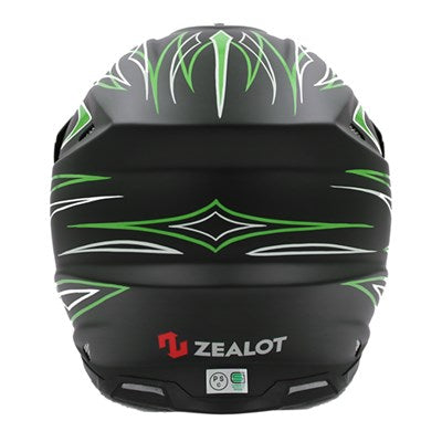Mad Jumper 2 Solid Matte Black Pinstripe Straight Green/White