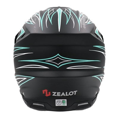 Mad Jumper 2 Solid Matte Black Pinstripe Strait Mint Blue/White
