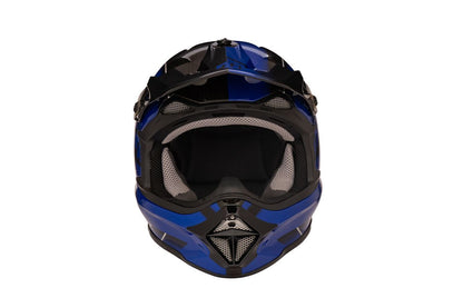 MadJumper 2 Off-Road Helmet Carbon Hybrid Standard Graphic Blue