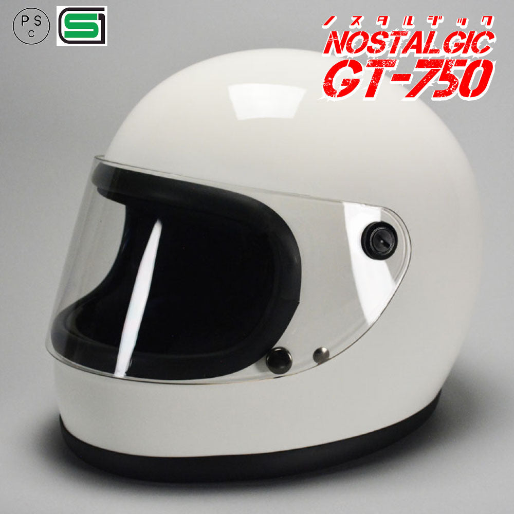 GT750 ヘルメット 族ヘル シールド おまけ付き ノスタルジック GT-750 送料無料！！ – バイクマン